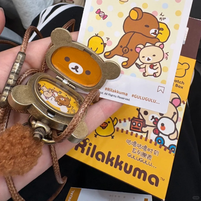 Moments Watches & Jewelry Burlington - Originele Rilakkuma Gulugulu Moment Series Polshorloge