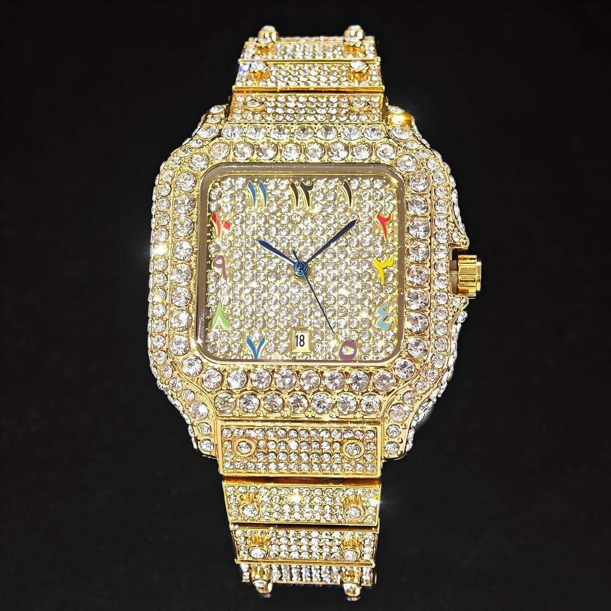 Jewelry And Watches Luxury Brand - Hot Fashion UNIGUET Volledige Diamond Iced