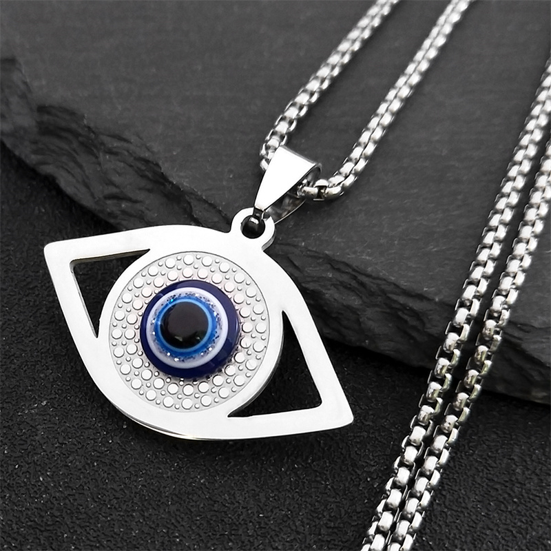 Jewelry & Watches Company - Islam Hamsa Evil Blue Eye ketting