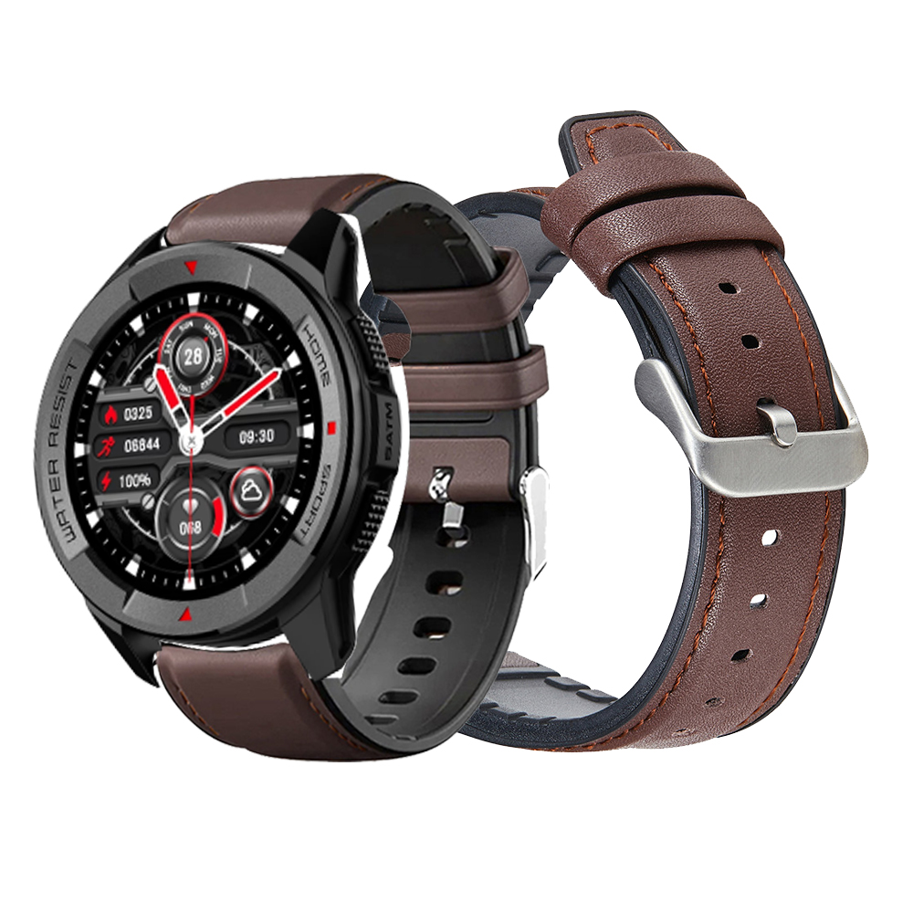 A1 Watches & Jewelry New York Photos - Lederen Horlogeband 22Mm Voor Xiaomi Mi