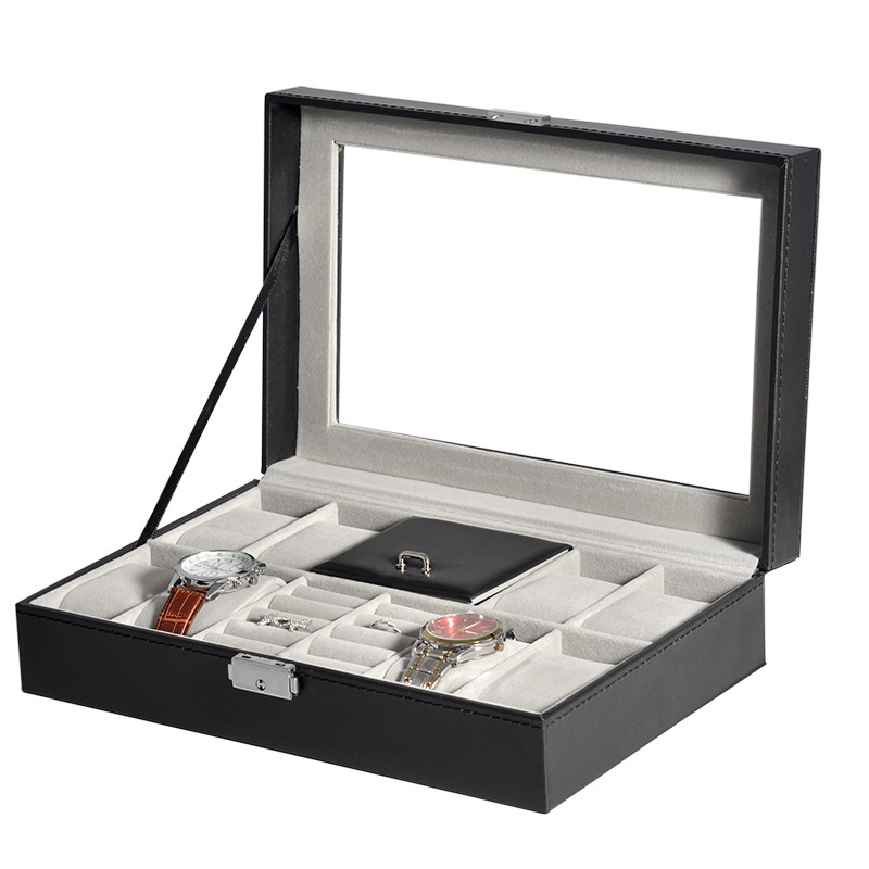 Jewelry And Watches Luxury Brand - Leren horlogedoos Multifunctionele geschenkdoos Brillen Sieraden