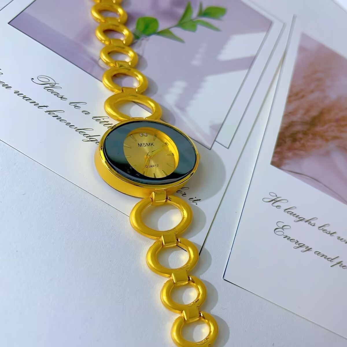 Jewelry Clasp Watches - Nieuwe Amerikaanse 24K Vergulde Horloge Bruiloft
