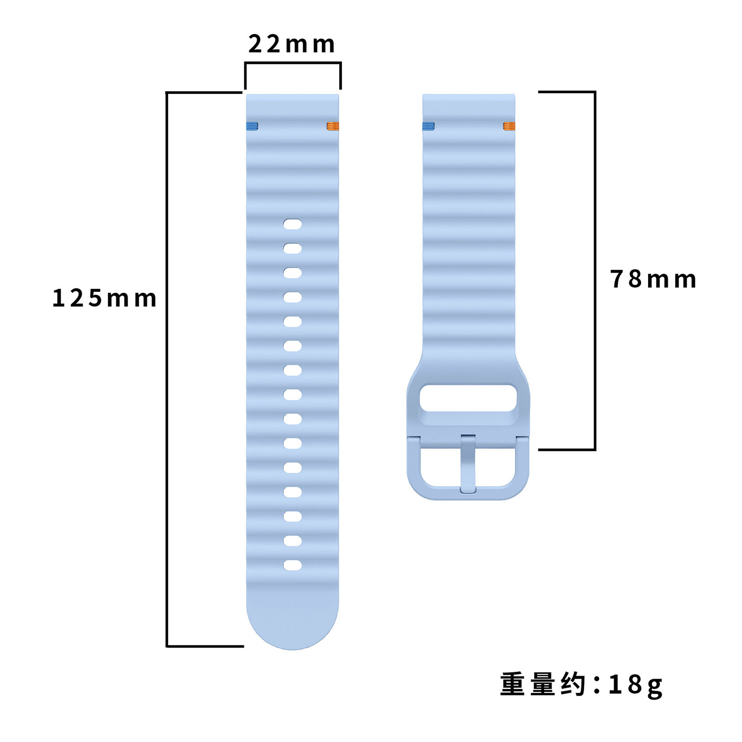 22mm Siliconen Polsband Voor X - A1 Watches & Jewelry New York Photos recensie en prijs