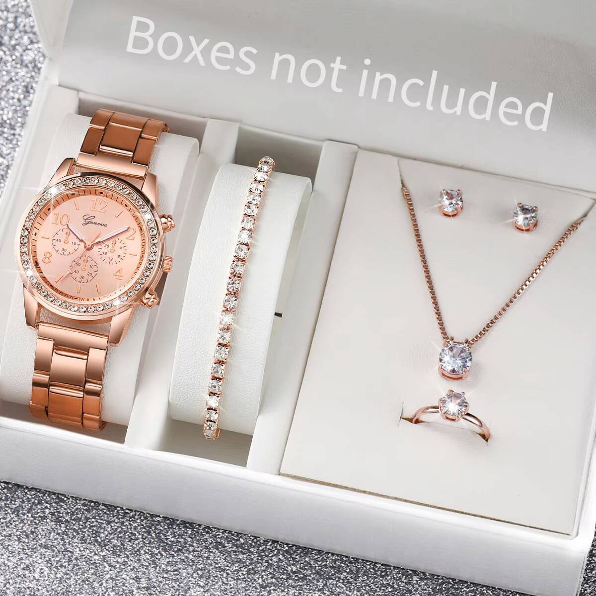 6 stks/set mode strass damesho - Jewelry Clasp Watches recensie en prijs