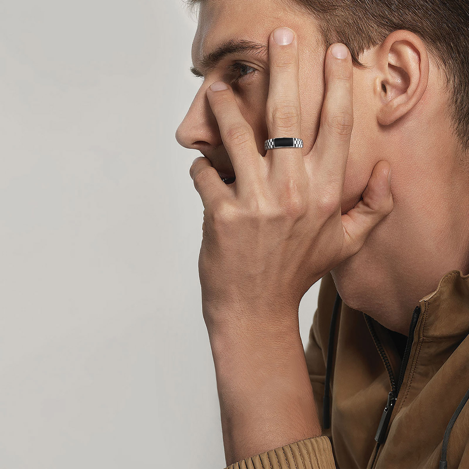 Vnox open herenringen, zwart g - Mens Signet Ring recensie en prijs