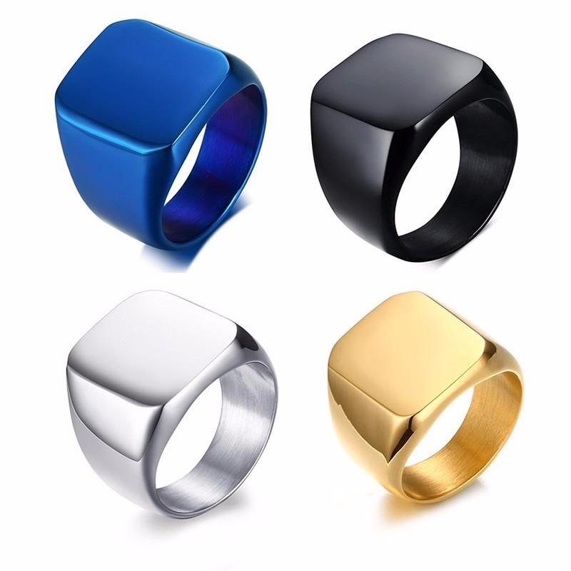 Vnox Gratis Gepersonaliseerde  - Mens Signet Ring recensie en prijs