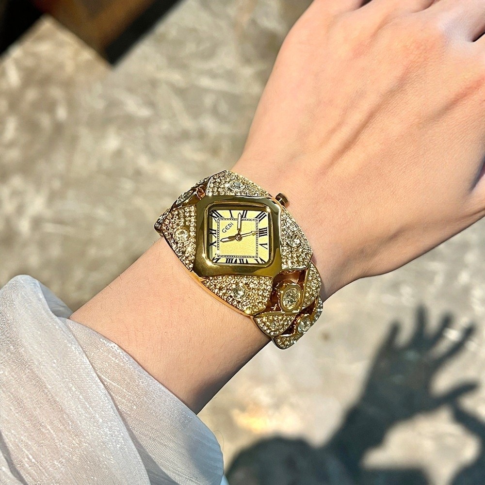Nieuw diamanten ingelegd armba - Jewelry And Watches Luxury Brand recensie en prijs