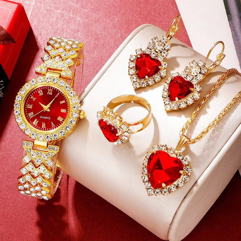 Gouden luxe horloge dames ring - Jewelry Clasp Watches recensie en prijs