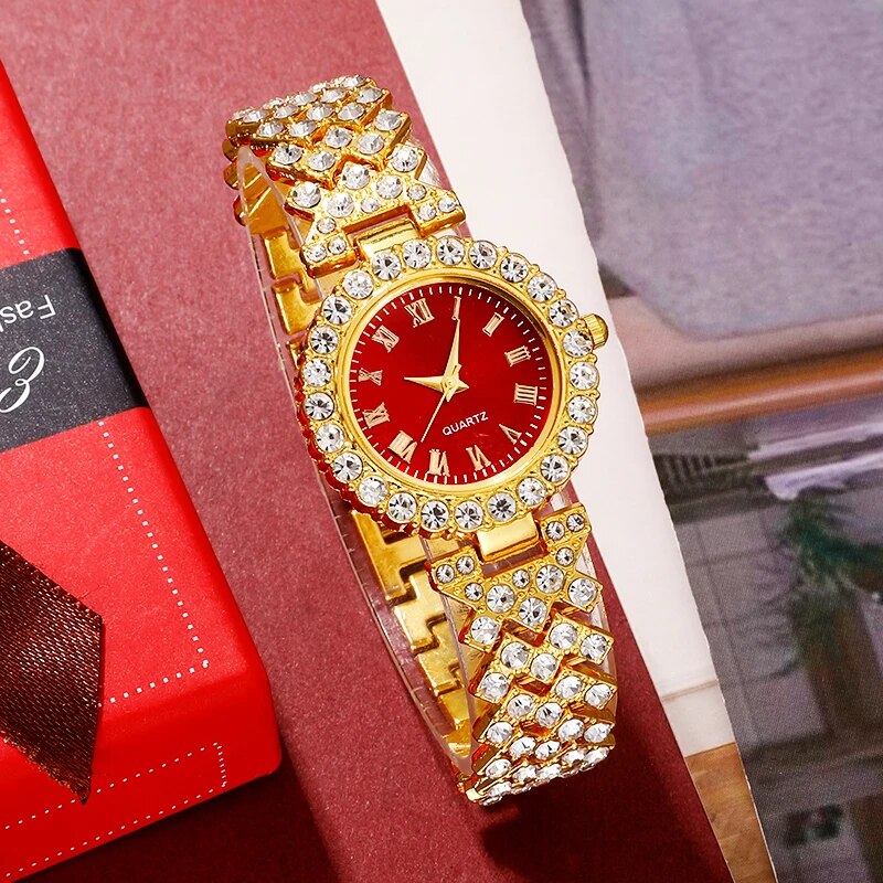 Gouden luxe horloge dames ring - Jewelry Clasp Watches recensie en prijs