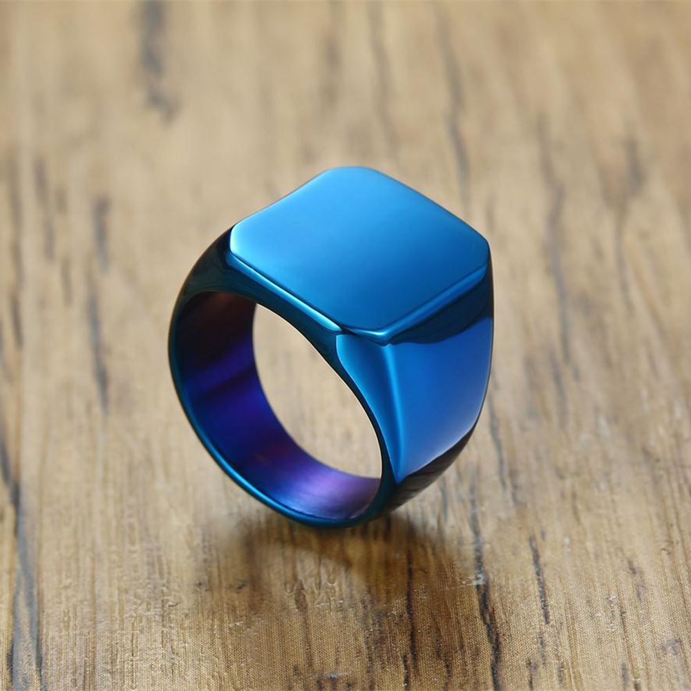 Gratis Graveren Nieuw Zilver/G - Mens Signet Ring recensie en prijs