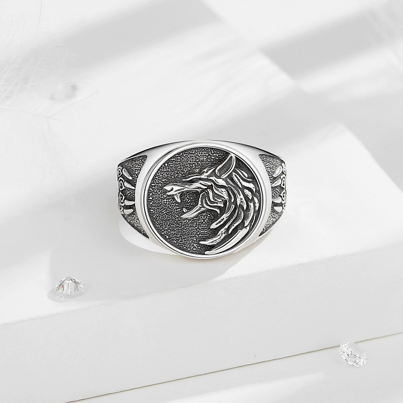 Eudora 925 Sterling Zilver Vik - Mens Signet Ring recensie en prijs