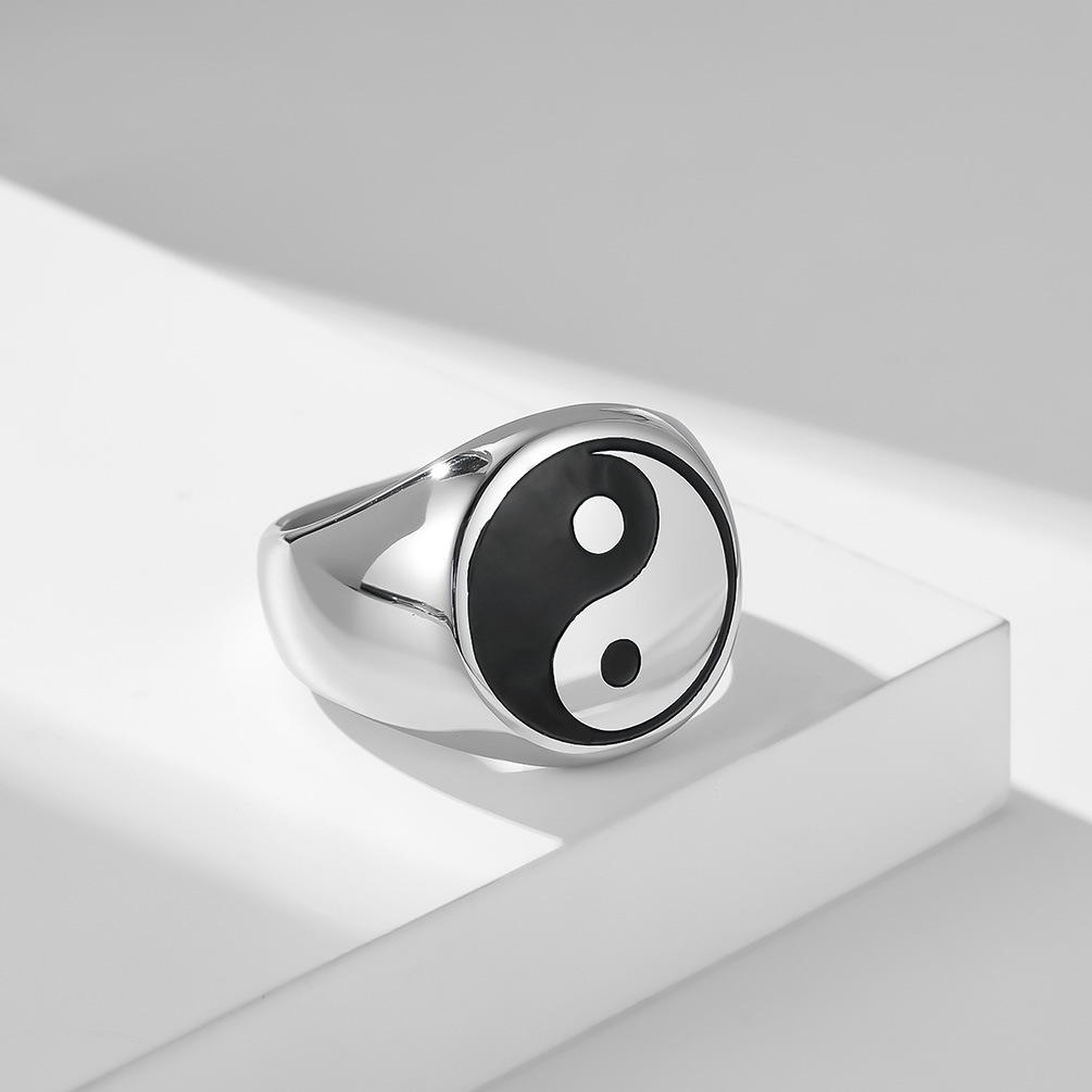 Creatieve Chinese Stijl Tai Ch - Mens Signet Ring recensie en prijs