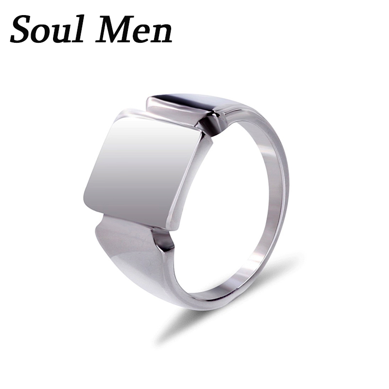 Soul Mannen Titanium Stalen Ri - Mens Signet Ring recensie en prijs