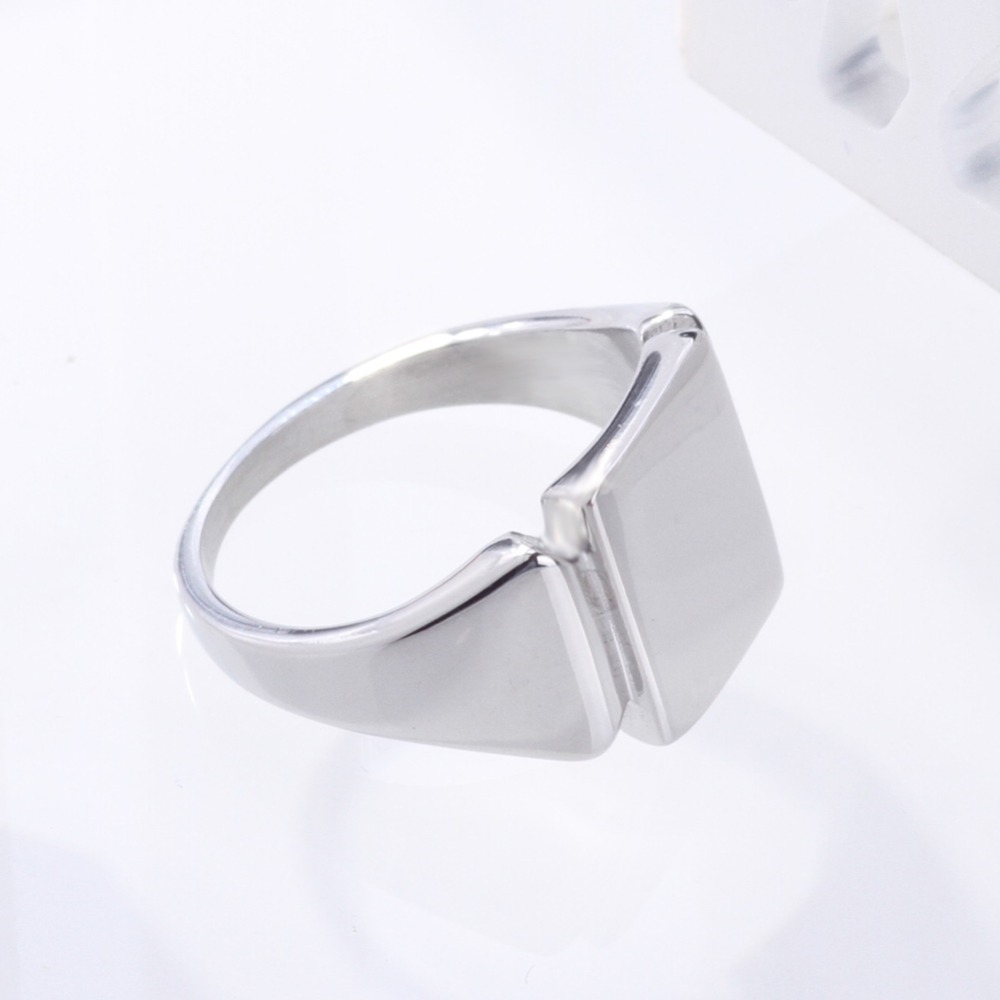 Soul Mannen Titanium Stalen Ri - Mens Signet Ring recensie en prijs