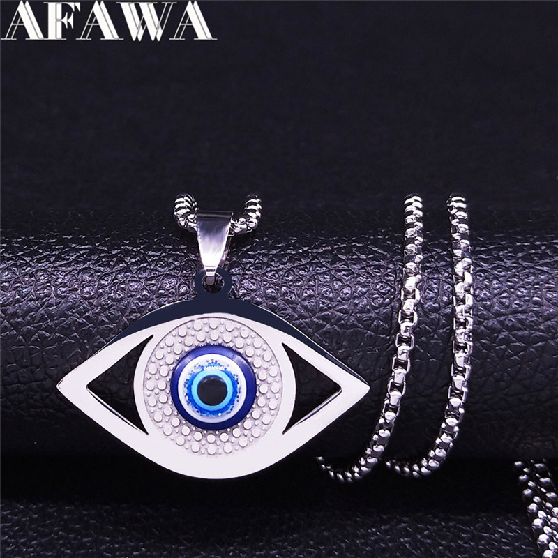 Islam Hamsa Evil Blue Eye kett - Jewelry & Watches Company recensie en prijs