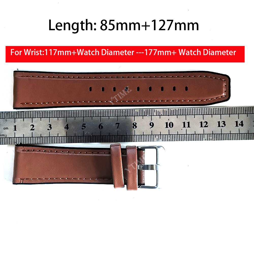 Lederen Horlogeband 22Mm Voor  - A1 Watches & Jewelry New York Photos recensie en prijs