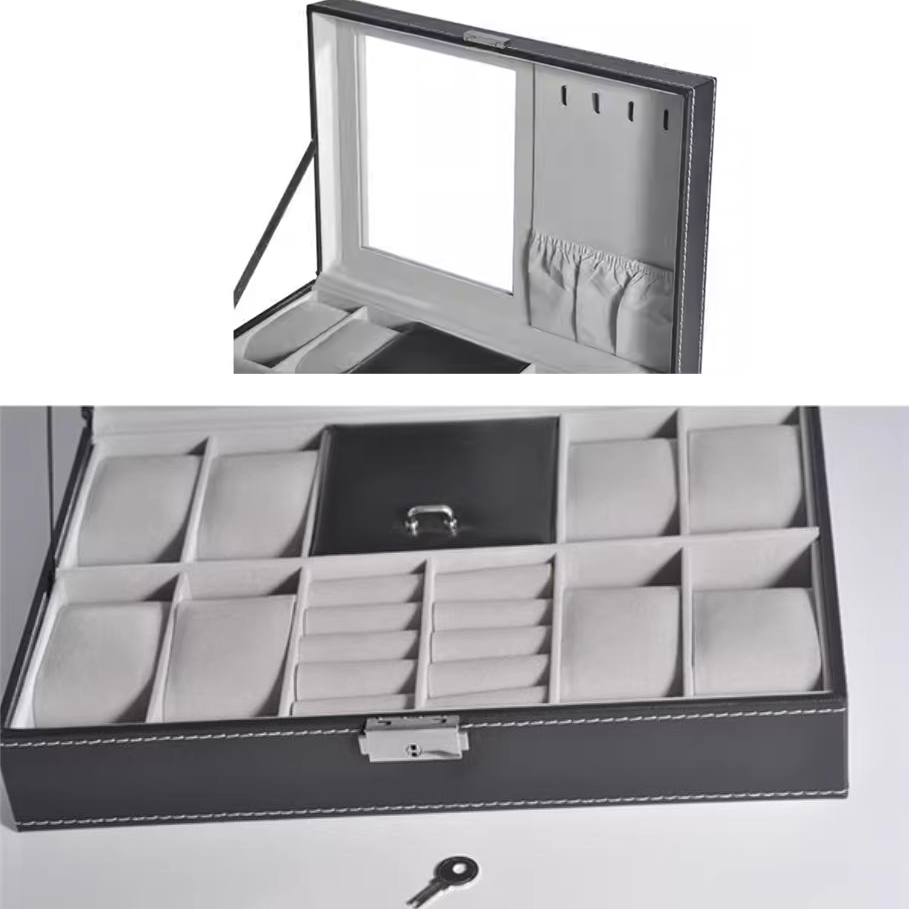 Leren horlogedoos Multifunctio - Jewelry And Watches Luxury Brand recensie en prijs