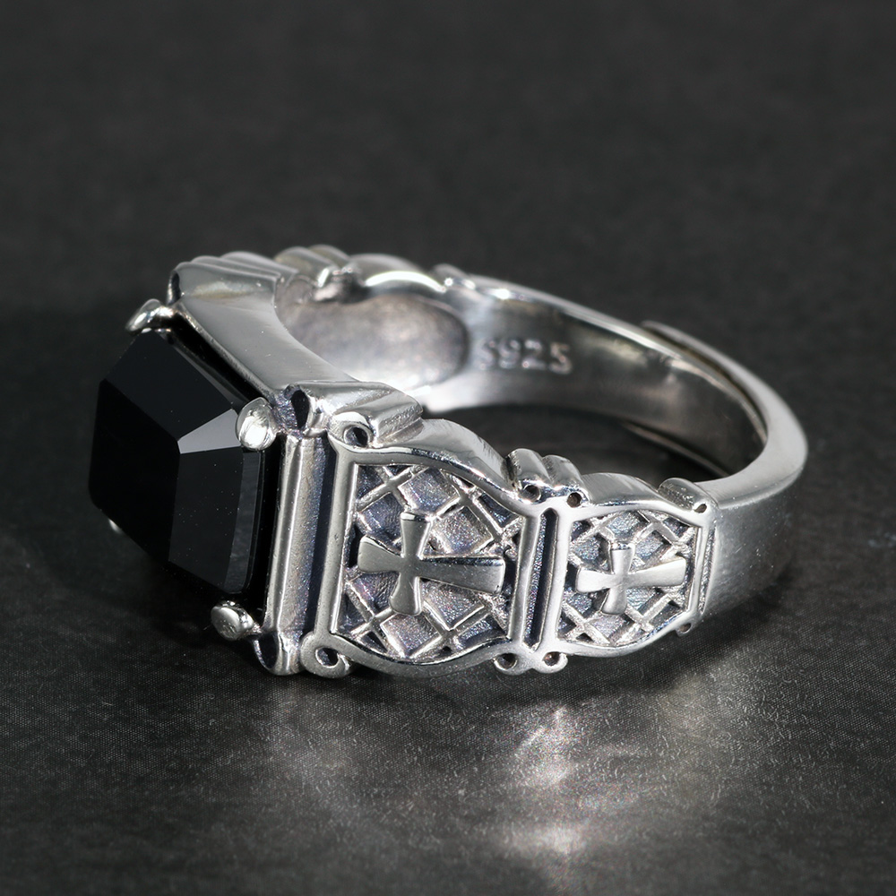 Vintage Punk Zilver 925 Sierad - Mens Signet Ring recensie en prijs